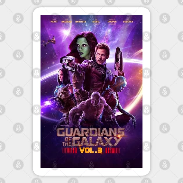 GOTG Vol 3 Sticker by SecretGem